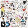 50pcs Funny Silly Goose Stickers, Waterproof Decorative Doodle Sticker, Ideal for Notebook Laptop Water Bottles Phone