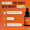 Carpe Scalp Sweat Serum - Argan Oil and Ginger Root Serum Designed To Help Sweaty Hairlines and Sweaty Scalps, 1 Count.