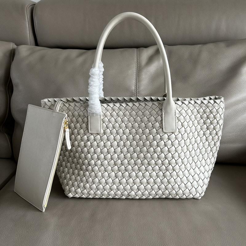 2025 Новая женская сумка из натуральной кожи, плетеная вручную сумка, большая вместимость, сумка для матери и ребенка, корзина для овощей, ручная сумка через плечо, крест