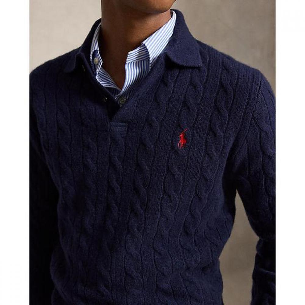 Polo Ralph Lauren Мужской шерстяной кашемировый свитер крупной вязки mnpoSwe16822883400