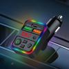 Car Bluetooth Adapter 5.3 FM Radio Transmitter MP3 Music Player Handsfree Calling Audio Receiver Type-C PD USB Car Quick Charger
