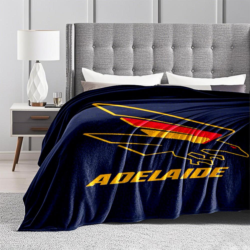 Adelaide Bold Eagle Logo Flannel blanket for bedroom, living room, sofa, and nap