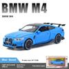 1/32 BMW M4 Coupe Sports Car Alloy Die Casting Metal Model Sound & Light Pull Back Toy Trendy Collect Ornament Boys Toy Present