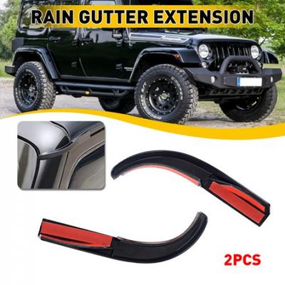 Водоотводы от дождя Расширитель желоба Для Wrangler JK Jeep 2007-2017 Аксессуары
