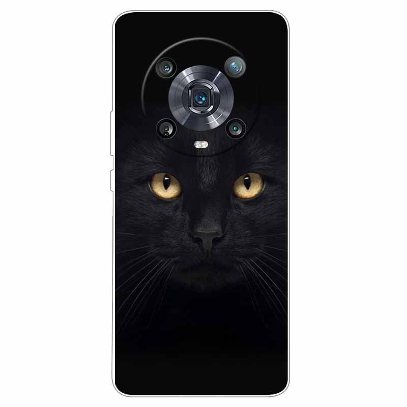 For Honor Magic4 Pro Case Silicone Soft TPU Cool Tiger Cover for Huawei Honor Magic 4 Pro Case Magic4pro Cartoon Bumper Bags