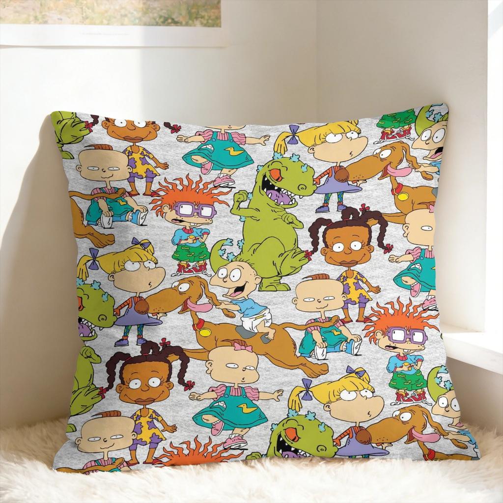 R-Rugrats Susie Carmichael Print Pillowcases Cute Funny Pillow Case For Living Room Sofa Print Pillow Cover