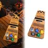 Настольная игра Captain Crew Dice Game, Складной настольный набор, 4 классические игры с бросками кубиков, Деревянный, для путешествий, Семейных вечеров, Вечеринок, Набор