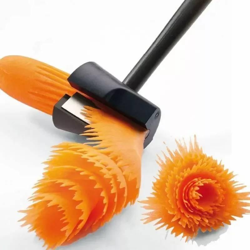 Multi-functional Spiral Funnel Flower Cutter Versatile Kitchen Peeler Device