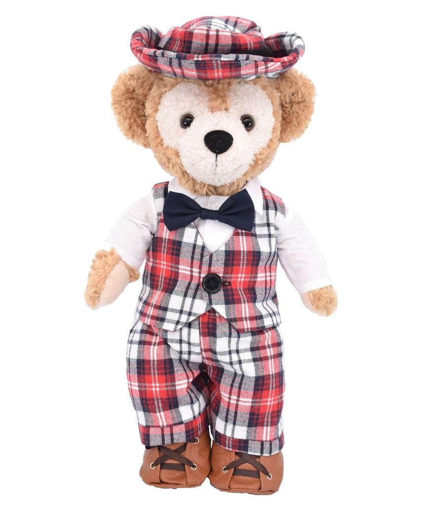 Заказ почтой одежды для плюшевого мишки Элис Даффи костюм темно-синего цвета для выхода в свет без тела для размера S