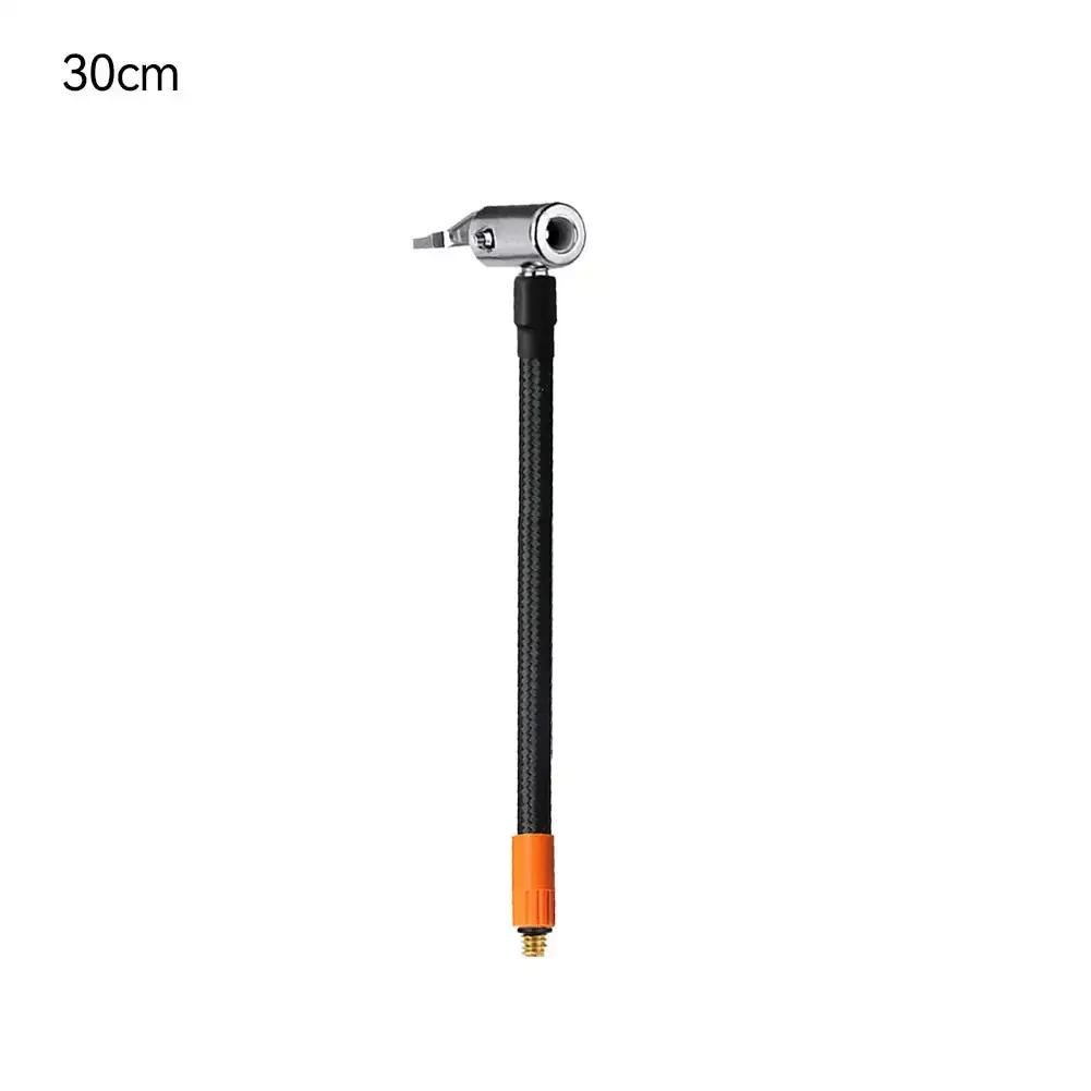 M6 запирающийся воздушный патрон с воздушным шлангом, стандартный клапан для шин, тонкая резьба, адаптер для шланга для накачивания, трубка для накачивания 20-80 см