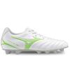 Football Shoes White and Neon Green Size 40.5 Monarcida Neo III Select