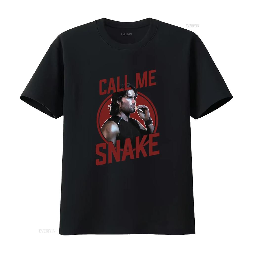 Call Me Snake Escape From York T Shirt and for Men vintage Washed Casual Slightly designer clot