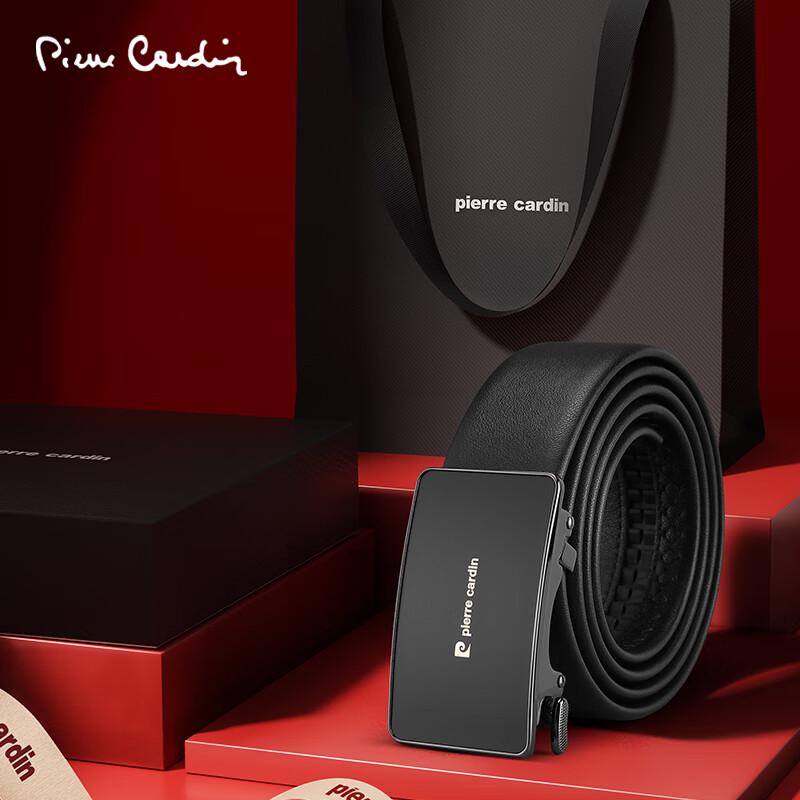 Pierre Cardin Мужской кожаный ремень с автоматической пряжкой