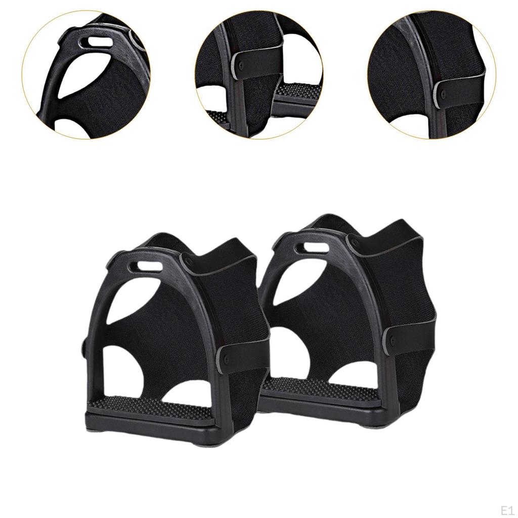 2 шт. стремена для верховой езды, противоскользящие, с поддержкой ног, седло для верховой езды