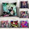 J-JoJo's Bizarre Adventure Наволочка Декоративная для Дивана Домашний Декор Двусторонний Принт Плюшевая Квадратная Наволочка Декор Подушки Чехол