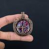Tree Of Life Multi Fire Labradorite Pendant Gemstone Jewelry, 999 Copper Wire Wrapped Pendant, Gift For Women Handmade Pendant