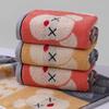 Cotton Towel Yarn-dyed Jacquard Cartoon Bear Thickened Soft Absorbent Adult Facial Wash Household Facial Towel Gift