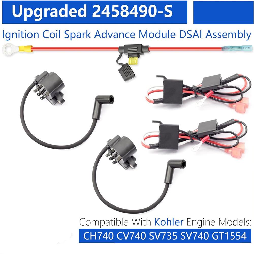 2x Катушка зажигания Модуль искры для Kohler CH740 CV740 SV735 SV740 GT1554