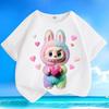 Children's Fashionable Pure Cotton Top, Cute Loose T-shirts for Boys and Girls  Summer
