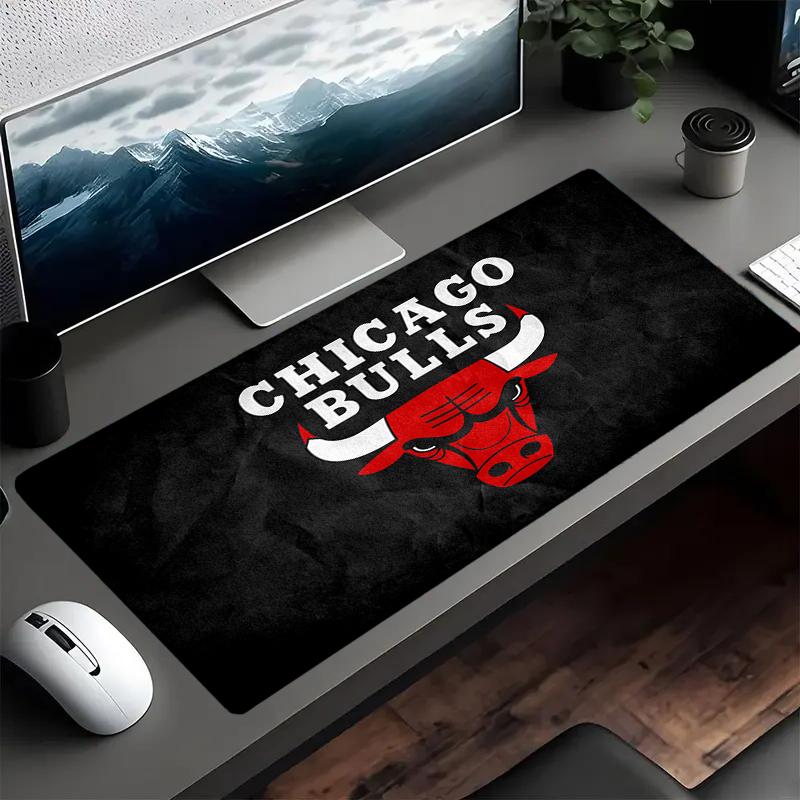 Chicago-Bulls Logo Mouse pad, Gaming Mouse Pad, keyboard pad, Desk Decor for computer notebook Fan Gift Birthday Gift