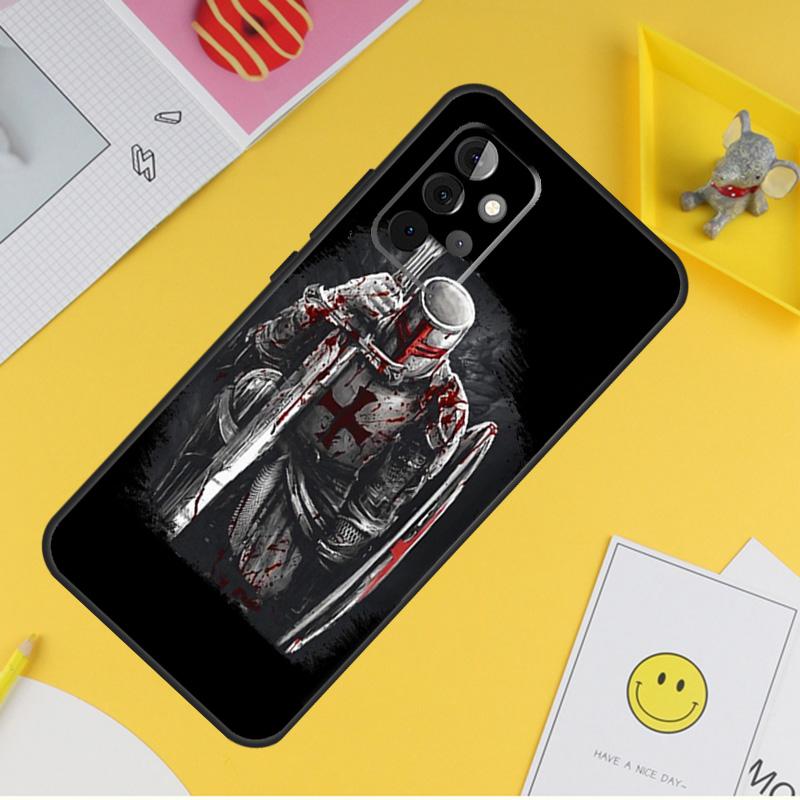 Christian Templar Knights Case For Samsung Galaxy A54 A34 A14 A13 A33 A53 A12 A32 A52 A71 A51 A15 A25 A35 A55 Cover