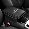 JEQS5 Car Armrest Protection Mat Leather Arm Rest Storage Pocket For Lexus F SPORT ES RX NX LS UX LM LX GX LC RZ IS CT GS RC HS SC TX