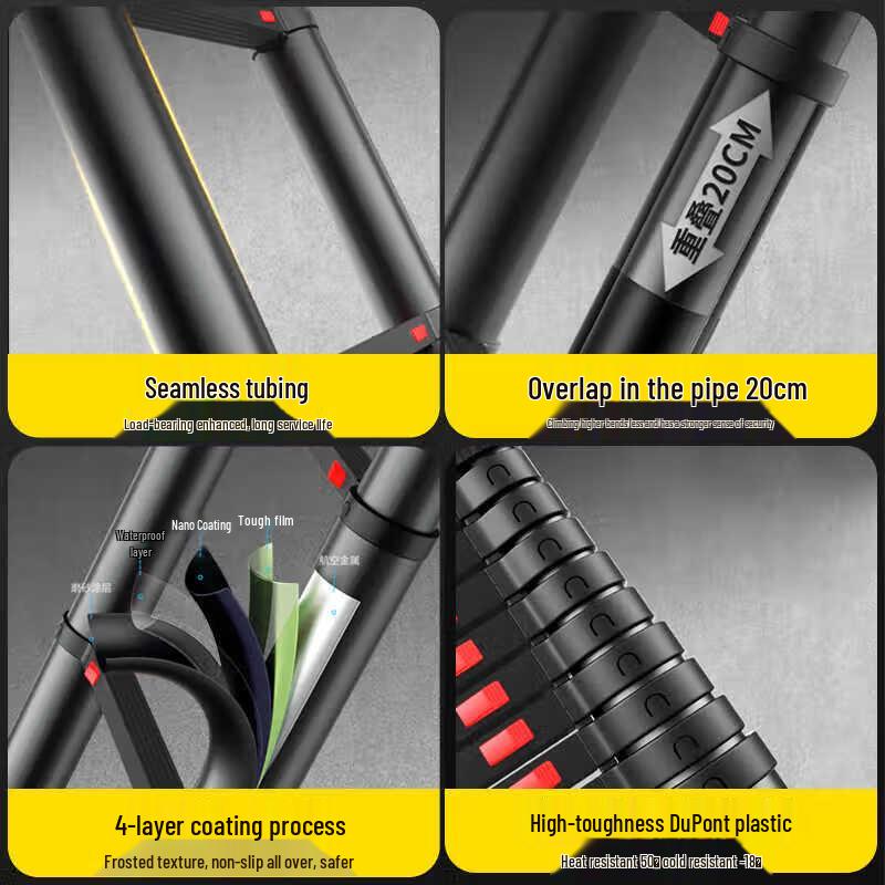 Портативная складная алюминиевая стремянка-А-образная рама Huace