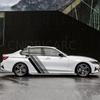 Tricolor Lines Customized Vinyl Decal Car Body Door Side Stickers Stripes Racing