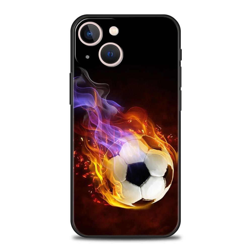 Футбольный ударопрочный для iPhone 15 14 13 12 11 Pro Max X XR 8 7 Plus SE2020 Чехол для телефона Крышка для iPhone X XR XS Max Корпус Capas