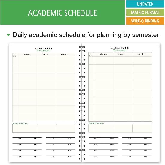 Elan Publishing Company Deluxe Full-Year Student Planner for High School 40 Weeks (HS-90)