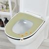 Подушка для сиденья унитазаБытовая Толстая на молнии Сиденье для унитаза, Летнее Четыре Сезона Мультяшный Унитаз Универсальная Водонепроницаемая Прокладка Подушка