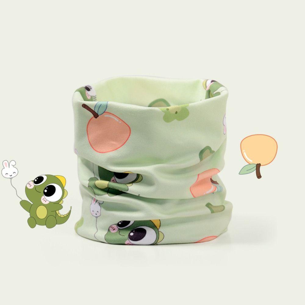 Windproof Coldproof Boys Girls Scarf Thickened Snood Cowl Tube Ski Snowing Scarf  Autumn Winter