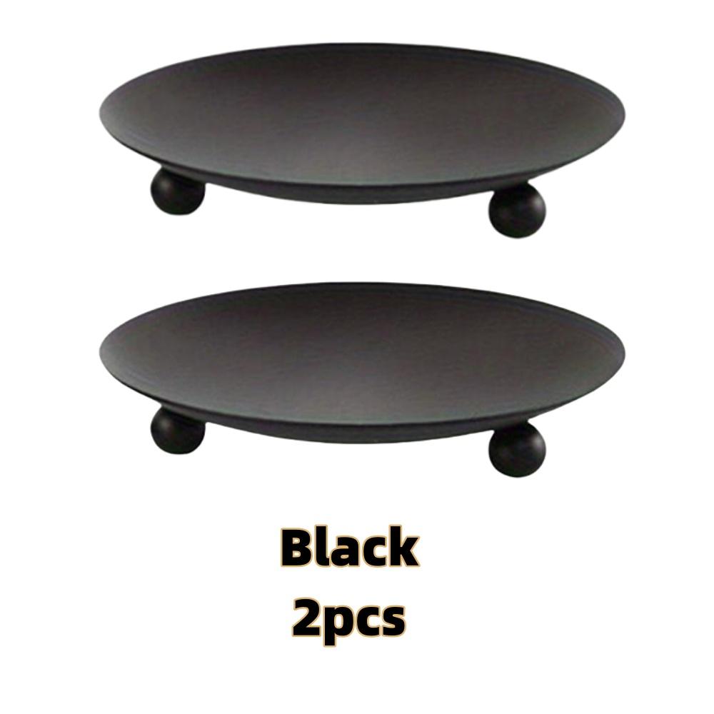 1/2 шт. Железный подсвечник Винтажный подставка для столбовых свечей Металлическая тарелка Подсвечник Подставка Для Свадебной вечеринки Фестиваля Романтический настольный декор Подарки