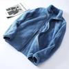 Women's Double-Sided Fleece Jacket - Plus-Size, Thick Velvet, Warm High Collar, Loose Fit, Autumn/Winter Polar Fleece Cardigan.
