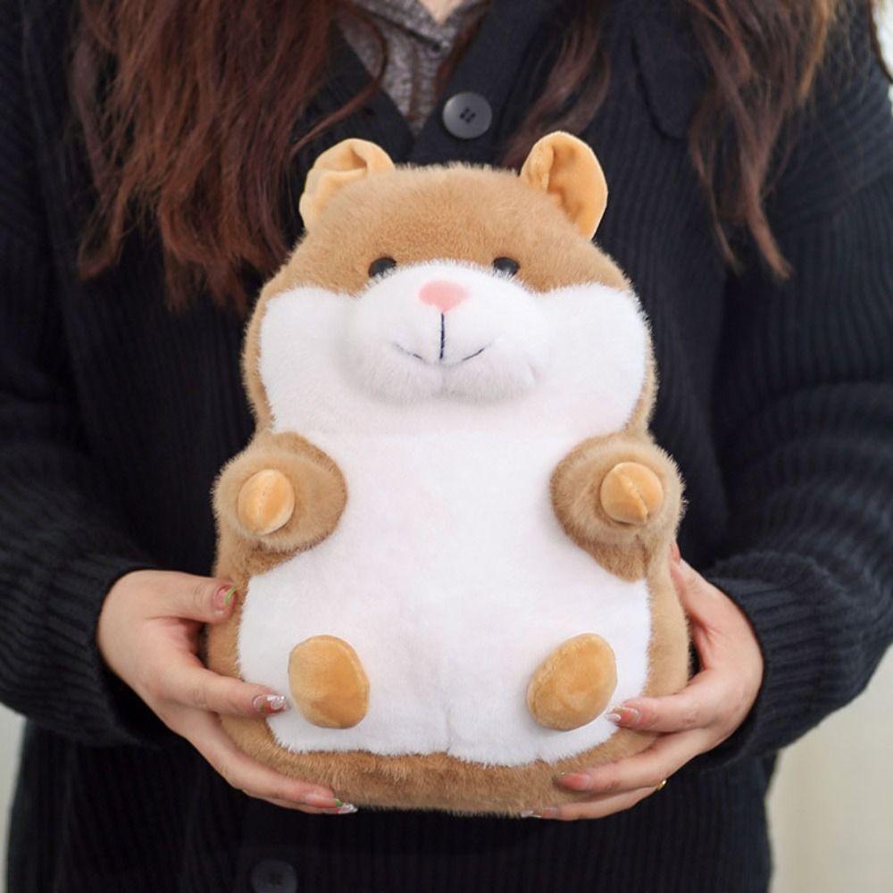 Soft Hamster Plush Toys Lifelike Hamster Stuffed Toy Animal Mouse Plush Pillow  Children Girl