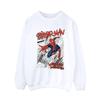 Womens/Ladies Spider-Man Sketch City Sweatshirt