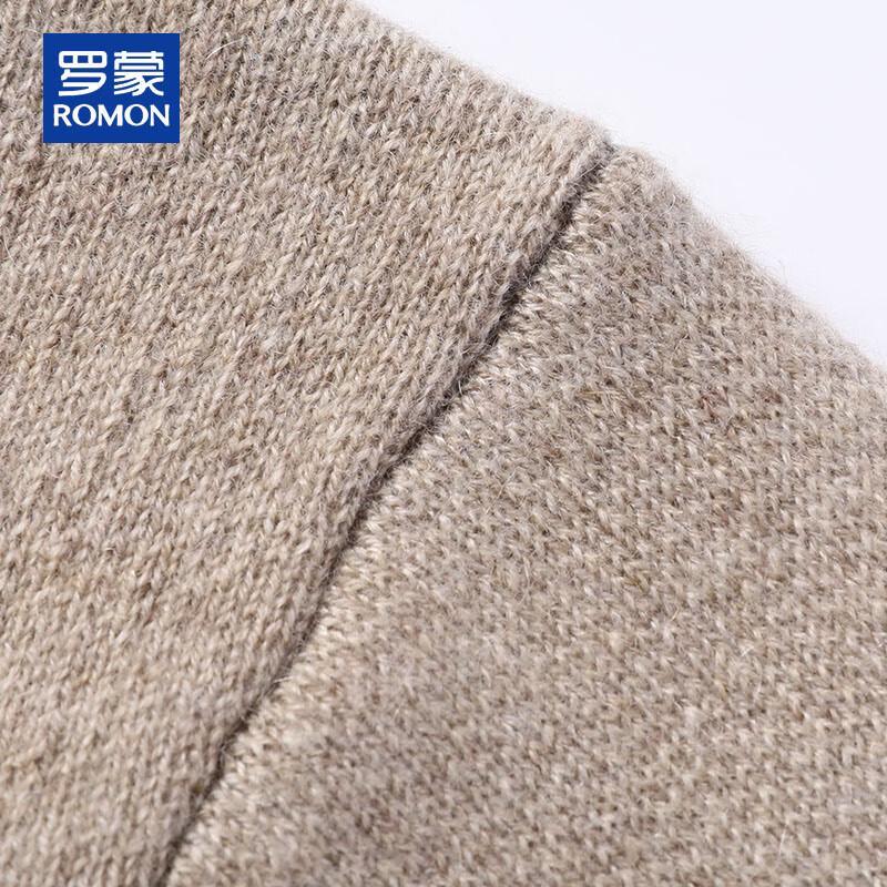 ROMON Мужской пуловер из 100% чистого кашемира с воротником-стойкой