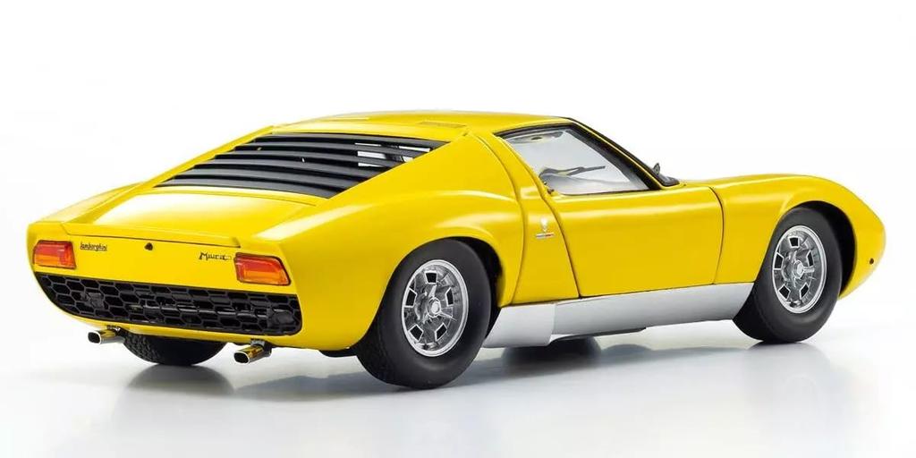 Kyosho Original Scale Lamborghini Miura P400 Finished Model KS08314Y 1/18 (Yellow)