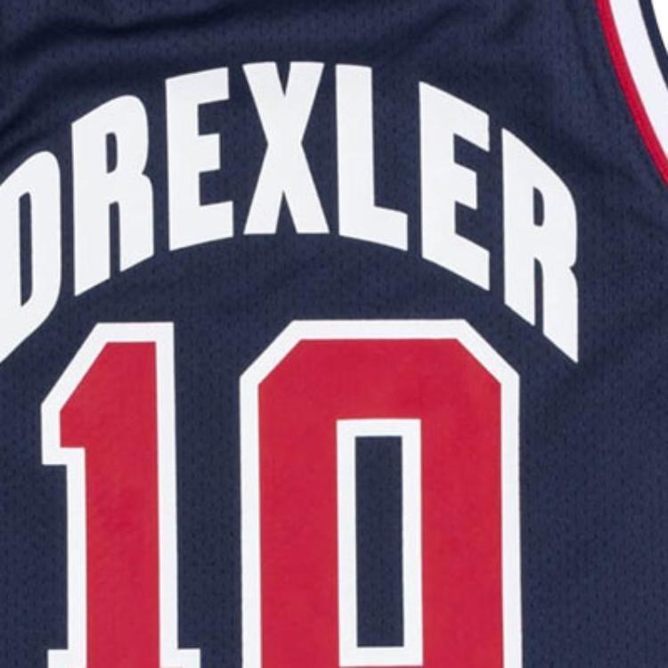 Mitchell & Ness Authentic Jersey Team USA 1992 Clyde Drexler 'Navy Red' Men's AJY4GS18411-USANAVY92CDR