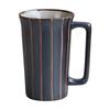 Awasaka Tokusa Black Beer Mug Ceramic Cup Mug Foamy and Creamy Diameter X Height 13 Cm Capacity 500 Ml Microwave and Dishwasher Safe Made In Japan