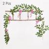 Exquisite 2x Artificial Wisteria Flower Vine Ideal For Elegant Indoor And Outdoor Decoration