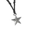 Ожерелье с подвеской-звездой Стильные женские украшения Модное ожерелье-шарм Текстура ПУ сплава Подходит для современной модницы