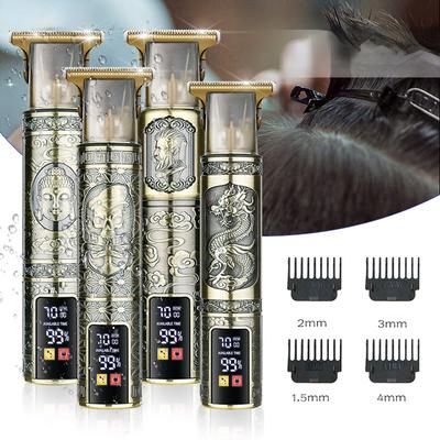 T9 Электробритвы Ретро Мужская Парикмахерская USB Перезаряжаемая Электрическая Бритва Для Бороды Прецизионный Триммер для Мужчин Машинка Для Стрижки Волос Профессиональное Бритье