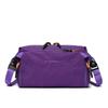 Unisex Multi-pocket Crossbody Bag, Washed Fabric Casual Shoulder Bag