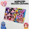 Kpop Охотники на демонов Акриловый переплет-блокнот A7 Аниме-узор Канцелярские товары Подарки к школе