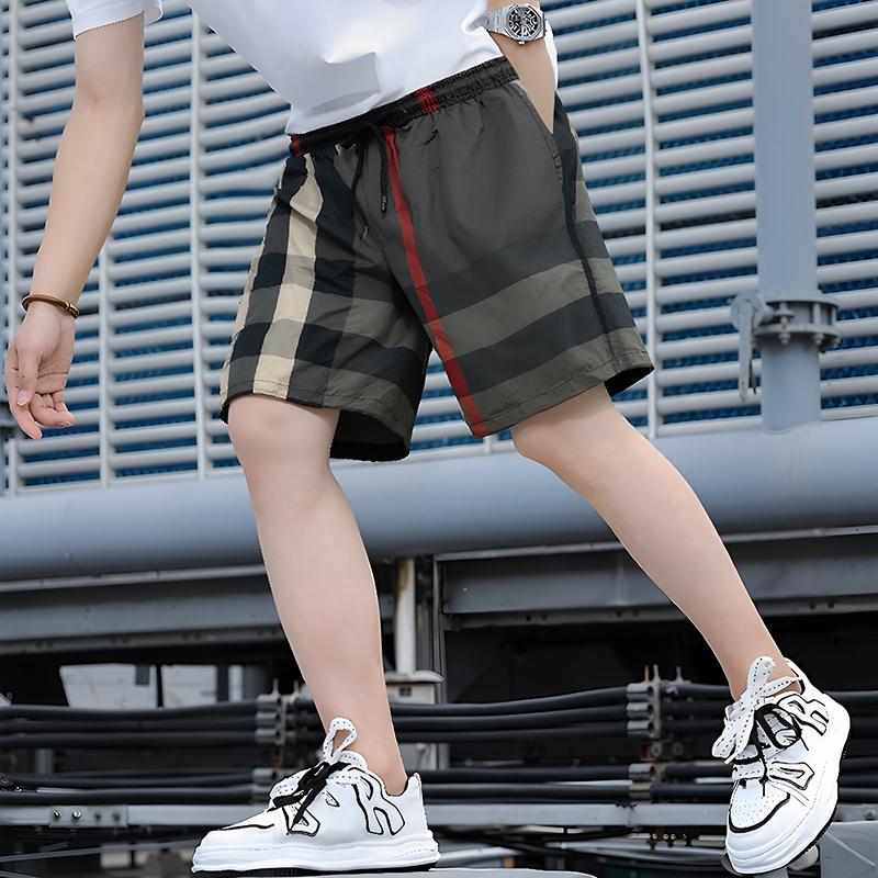 Большие размеры летние повседневные шорты мужские винтажные шорты с эластичной талией летние шорты