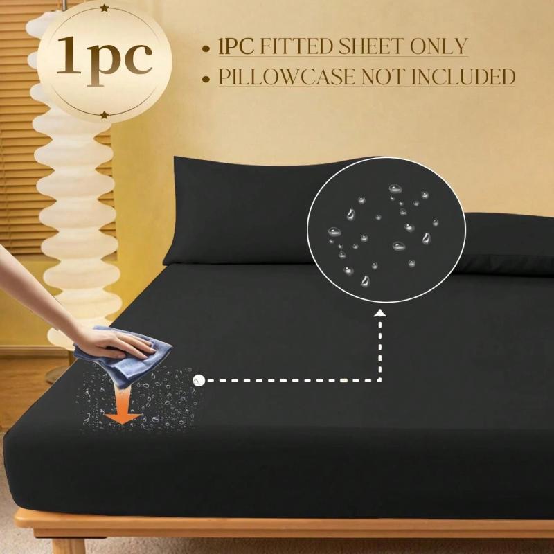 2027 Fashion Waterproof Mattress Cover Quilted Fitted Sheet 140*200 160*200 Mattress Protector Solid Color Bed Cover