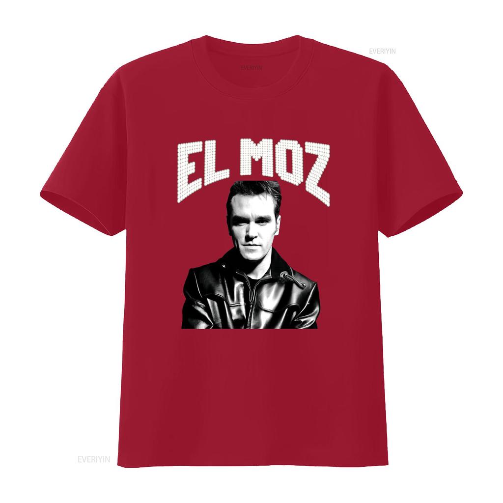 Футболка El Moz Morrissey The Smiths винтажная стираная универсальная уличная унисекс дышащая слегка модная