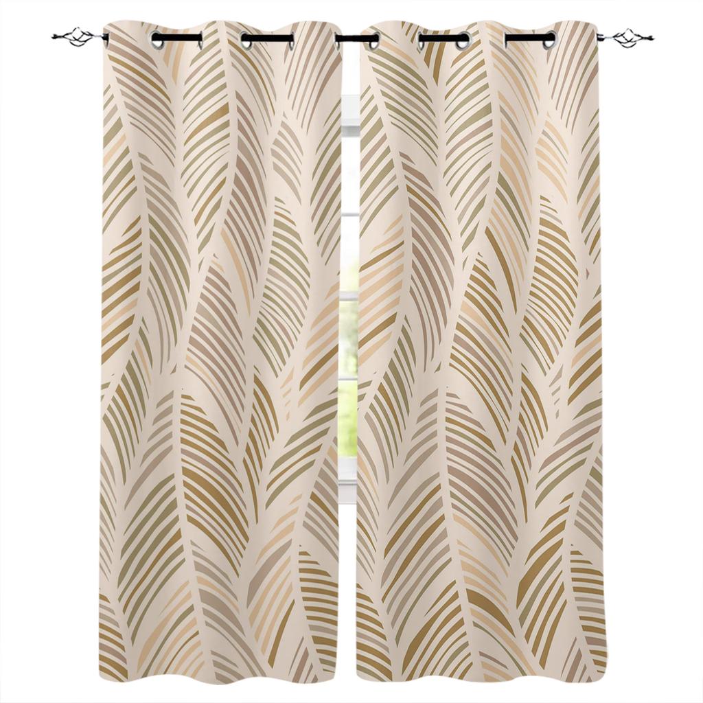 Синие акварельные оконные шторы, кухонные шторы, панели, домашний декор, шторы для гостиной, шторы для спальни