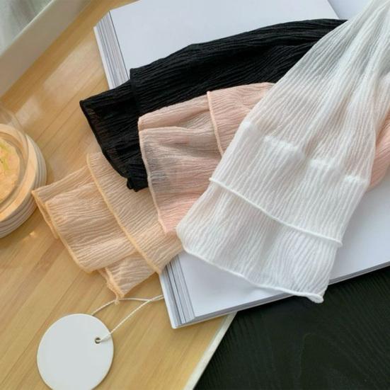 Женская сетчатая прозрачная куртка от солнца с длинным рукавом и застежкой на пуговицы, солнцезащитные рубашки с защитой от ультрафиолета, короткий топ-шаль, летняя пляжная накидка